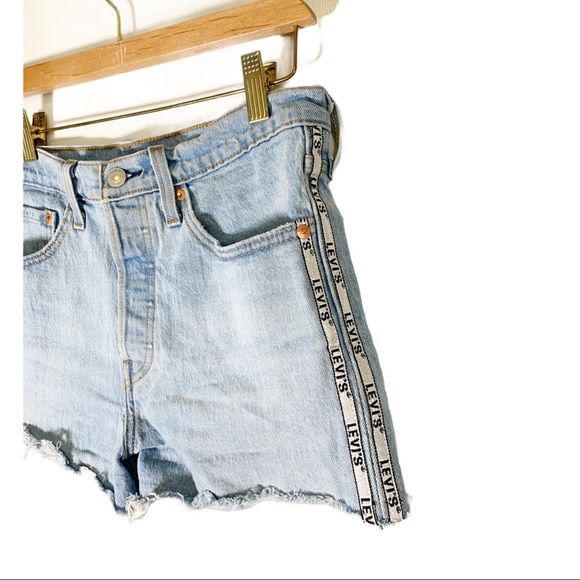 Levi’s 501 27 High Rise Jean Shorts Button Fly. - Picture 2 of 9